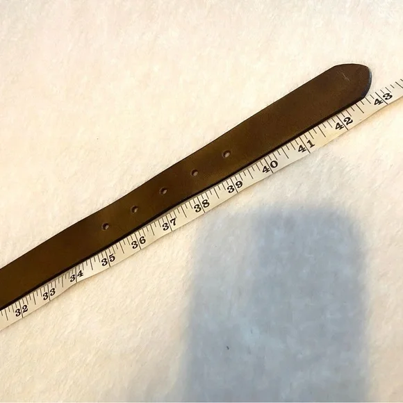 GAP Women’s Brown Faux Leather Belt Classic Capsule Minimalist - Picture 3 of 4